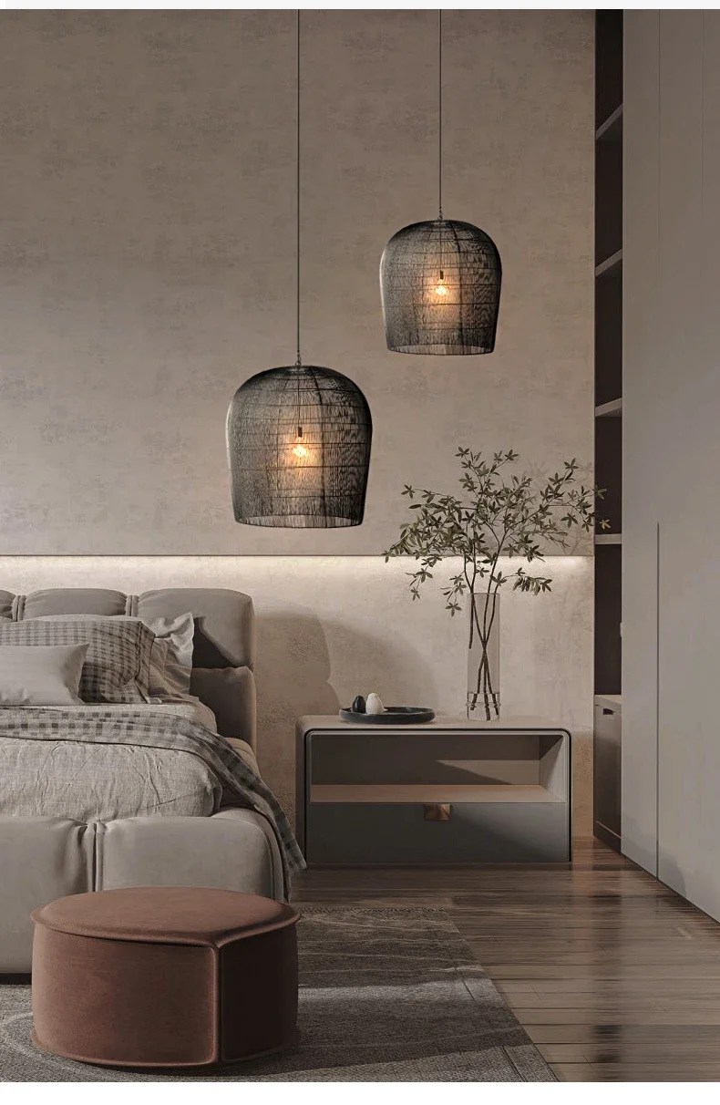 Discover Tranquility and Elegance with Japanese Wabi Sabi Handmade Rattan Pendant&nbsp;Lights